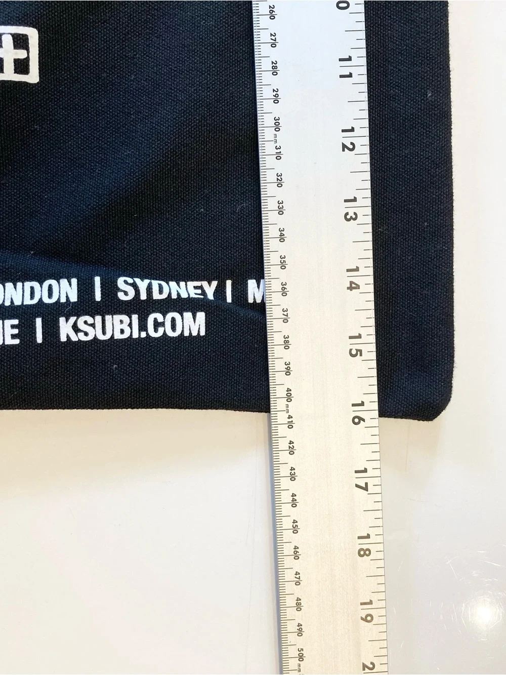Nwot KSUBI Totebag Black-White Logo
